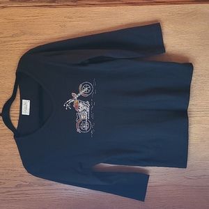 Cactus Bay 100% Cotton T-Shirt Woman's Size Medium Motorcycle Biker